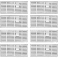 Lot de 8 filtres HEPA de rechange C20 Omni compatibles avec aspirateur robot Eufy C20 Omni, kit de filtre, pièces de rechange, kit d'accessoires de filtres, filtres pour aspirateur