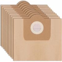10 pièces - 6,959 - 130,0 Sac à poussière en papier, sac pour aspirateur Kärcher, sac de rechange pour aspirateur eau et poussière, sac pour aspirateur Kärcher WD3 WD3 Premium SE4001 MV3 WD3200 WD3500