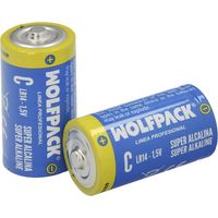 Alkaline-Batterie C - LR14 1,5 V 2500–8000 mAh (Blister mit 2 Stück)
