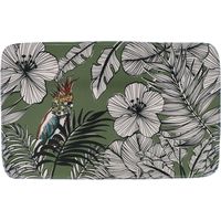 Alfombra microfibra estampada 45x75 cm - jungle fever khaki - Tendance