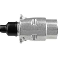 LAS Stecker 7-polig silber Anhängerzubehör