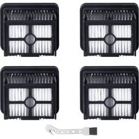 Lot de 4 filtres HEPA pour Dreame H12 Pro / H12 Dual / H12 Pro Ultra / H13 Pro/H15 Pro Aspirateur Eau et poussière