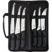 Set di 6 coltelli da macellaio Samura con custodia - Coltelli da macellaio professionali