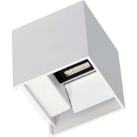 IP54 6,8 W weiße LED-Wandleuchte mit verstellbaren Lamellen 4000 K