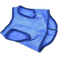 Gilet rafraîchissant pour chien, harnais léger et confortable, portable, idéal pour l'été, vêtements pour animaux de compagnie, gilet sans manches pour le sport en plein air et la plage.-L