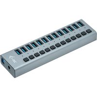 i-tec U3CHARGEHUB13 hub USB 13 ports gris