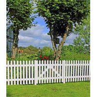 Plus Vorgartenzaun Skagen 150 x 80 cm weiß Holzzäune