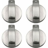 Stück Herdknöpfe, Gasherdknöpfe, Metall-Gasherdknöpfe, Gasherdknopf-Steuerung, Metall-Herdknöpfe für die Küche, 6 mm