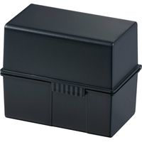 HAN 976-K-13 Schedario Nero Numero max. di schede: 400 Schede DIN A6 orizzontale il coperchio può essere utilizzato com