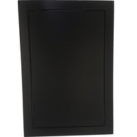 Sportello di ispezione nero 300x300 mm