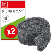 SWISSINNO Lana d’Acciaio Stop Roditori – 2 Rotoli 50 cm – Barriera Contro Topi Ratti Martore e Insetti – Rete in Acciaio Inox Robusta – Resistente e Antiruggine – Protezione Casa e Garage