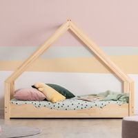 Lettino cabana 70x140 rete a doghe incluso Mélanie Legno