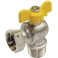 ROBINET À BOISSEAU SPHÉRIQUE MÂLE POUR GAZ AVEC ROTULE Dimension : 1/2"