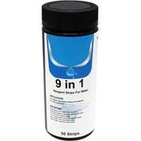 Bandelettes de test d'eau 9 en 1 : testeur de qualité de l'eau, test de dureté de l'eau