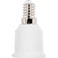 Portalampada adattatore da e14 a e27 per lampadine a led alogene risparmio