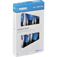 Fervi Giraviti Torx T10-T30 Cromati - Set 6 Pezzi