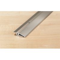 Anpassungsprofil PROLINE PROCOVER Designfloor, 0-9 mm, Aluminium, 100 cm, eloxiert Edelstahl