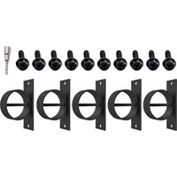Lot de 5 anneaux de fixation de rechange avec croix et vis cruciformes