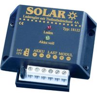 IVT 200013 SOLAR-LADEREGLER 12/24V 4A MIT TIEFENTLADESCHUTZ LADEGERÄT FÜR SOLARBATTERIEN