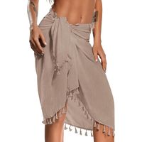 blouse de maillot de bain semi-transparente pour femme