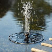 Outdoor Pool Waterview Flow Water Floating Solar Fountain