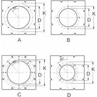 Buderus Brennerplatte SB745, 440x440 Brennerloch 220, Lochkreis 235, M10 - 63039586 von Buderus