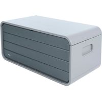 LIFETIME - Armadio esterno impermeabile, 147 x 72 x 64 cm, 515 litri, Cassapanca portaoggetti rettangolare, protezione UV, panca stoccaggio, grande cassapanca giocattoli, mobili da terrazza, armadi da