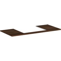 hansgrohe Xelu Q Console avec découpe au centre, 1180x550, pour