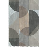 Papier peint Géométrique Gris Séjours & Chambres Lutèce