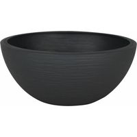EDA Florero de Vasija Graphit'UP Ø 25 cm - 3,3 L - Gris antracito