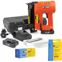 Tacwise Ranger 1506 EL-PRO 18v Cordless Staple Nail Gun 2nd Fix Nailer 2 Battery