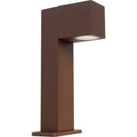 Qazqa – Applique extérieure industrielle rouille 30 cm IP44 – Aluminium – Culot GU10 – Intensité variable – Pour éclairage extérieur moderne