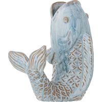 Vaso Hiro Bloomingville blu chiaro forma pesce 21 cm