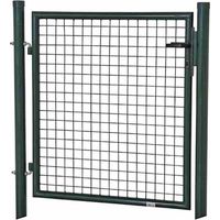 Universal-Gartentor 1250 x 1000 grün Aktion 50x50 RAL6005 Rundrohr