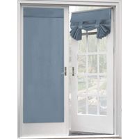 Blackout Curtain for French Doors - Thermal Insulated Blackout Glass Door Curtain Panel Tricia Curtain for Door Window Curtains, 1 Panel, 26 x 68 Inches, Burgundy