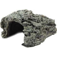 Fish Hiding Cave Aquarium Turtle Reptile Basking Hide Habitat Décoration Ornement (Petit)
