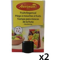 2 Schwanzfallen fЩr Airxon -Fruchtfliegen - umfasst 2 Glser 40 ml natЩrlicher attraktiv