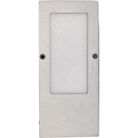 Spot led rectangulaire 12v sans interrupteur (complément pour kit) - Température de couleur : 4500 K - Décor : Alu brossé - Flux lumineux : 420 lm - SC HERRAJES