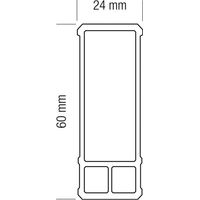 Flash-Wasserwaage XL 120 cm 3 Libellen METRICA mit Griffen - 33212