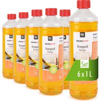 6 x 1 L Microactiv® Orangenöl Reiniger Konzentrat