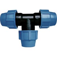 1 Té 20x20x20 mm, Raccord Polypropylène, Certifié DVGW, Pour Eau Potable, Irrigation Extérieur