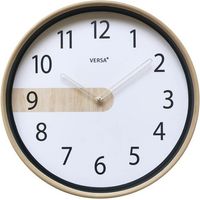 HORLOGE MURALE NOIRE - 30,5 CM