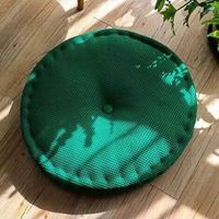 Coussins de Chaises, Chaise Galette de Chaise pour Maison Bureau Jardin pour la décoration de la Cuisine et du Salon 40cm (Vert foncé 1)
