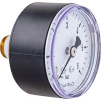 AFRISO Rohrfedermanometer RF 50 0/6bar G1/4"B m.PTFE ax Kl.2,5