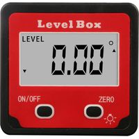 XVX 2-Tasten-Digital-Neigungsmesser Mini Rot Digital-Neigungsmesser