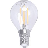 Bombilla e14 (fino) esférica classic led 4w 2700k 470lm transparente-a++