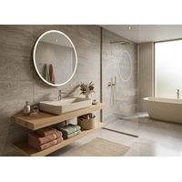 Lavabo rettangolare da appoggio senza troppo pieno in ceramica con foro rubinetto - Avorio Opaco