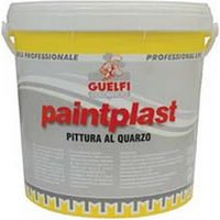 1PZ QUARZO PLASTICO "PAINTPLAST" PER INTERNI ED ESTERNI - lt.2.5 bianco
