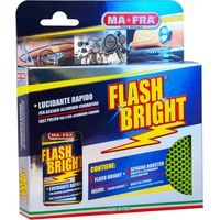 MA-FRA FLASH BRIGHT polish lucidante rapido Kit per superfici in cromo, acciaio