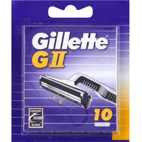 Gillette GII Systemklingen 10er Ersatzklingen, 10 Stück